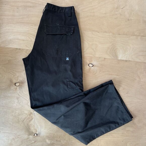 Vintage Levis Silver Tab Cargo Pants 33 Gray 90s Baggy Streetwear Skater - Picture 10 of 10